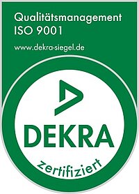 Dekra-Zertifizierung nach ISO:9001:2015