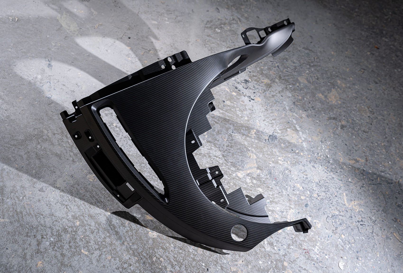Detailaufnahme eines Becker Carbon Werkstücks